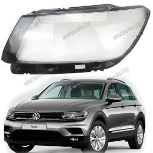 F1553L - Стекло фары Volkswagen Tiguan (2016–2020) Halogen China левое