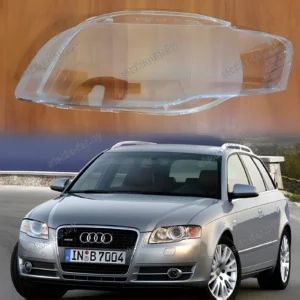 F1571L - Стекло фары Audi A4 B7 (2004–2008) левое