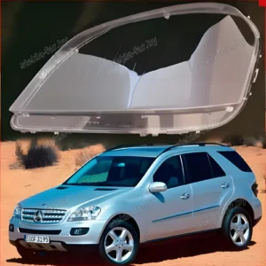 F1577L - Стекло фары Mercedes ML class W164 (2005–2008) Дорестайл левое