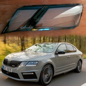 F1580L - Стекло фары Skoda Octavia A7 (2016–2020) EUR левое