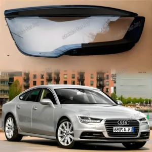 F1581R - Стекло фары Audi A7 (2014–2018) NO полоса правое